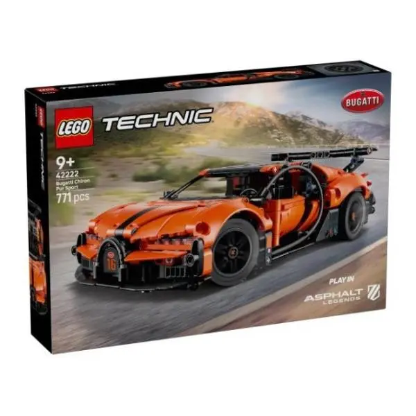 LEGO Technic Bugatti Chiron Pur Sport hiperautomobil 42222 0