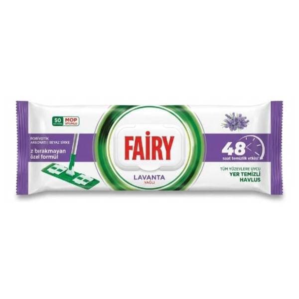 Maramice za čišćenje FAIRY lavanda 50kom 0