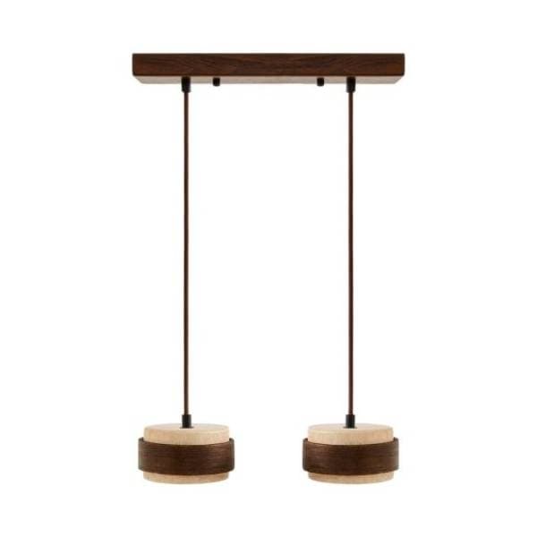 OPVIQ visilica 2x40W E27 Loer B Walnut 328962 0