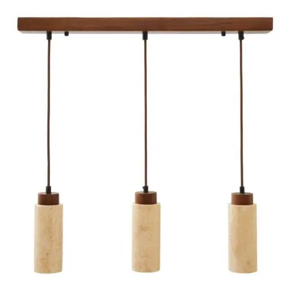 OPVIQ visilica 3x10W GU10 Babıl R Walnut 0