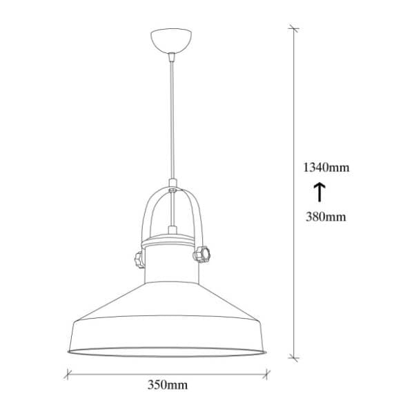 OPVIQ visilica 40W E27 Dodo 2571 1