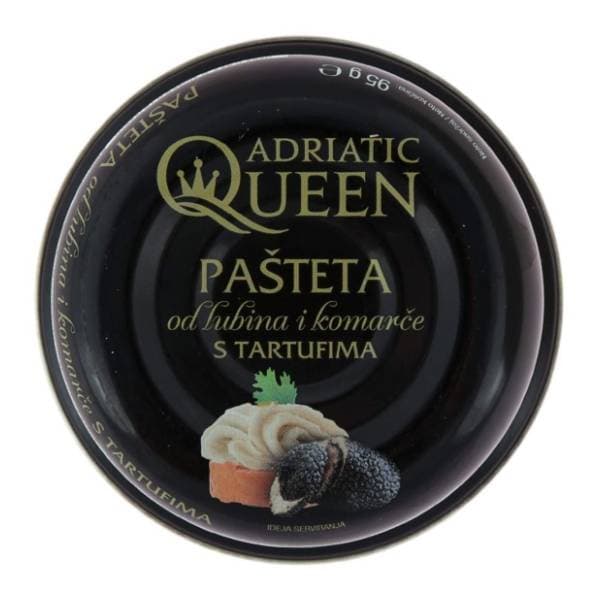 Pašteta ADRIATIC QUEEN od lubina i komarče sa tartufima 95g 0