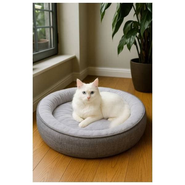 PAWS & WHISKERS Bunny krevet za ljubimce 70x50x10cm sivi 1