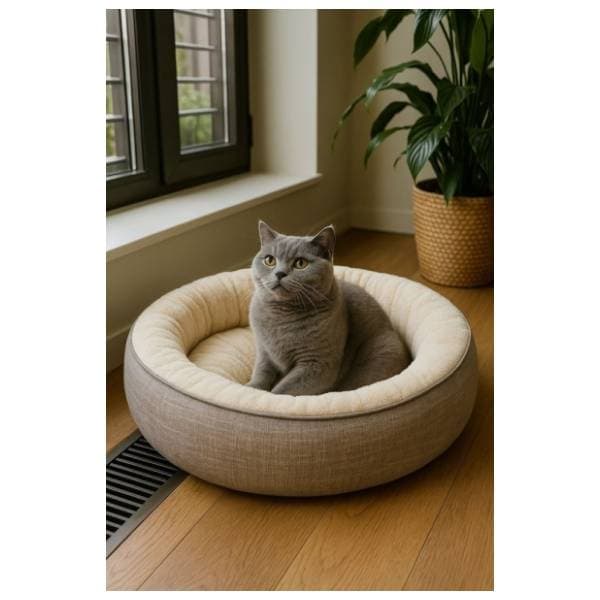 PAWS & WHISKERS Bunny krevet za ljubimce bež 1