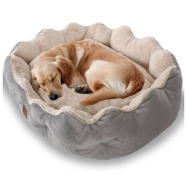 PAWS & WHISKERS Elsa Dog krevet za pse sivi 0