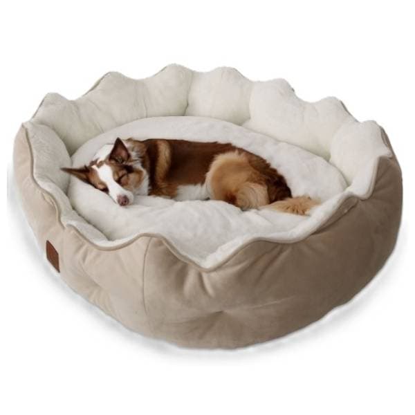 PAWS & WHISKERS Elsa Dog krevet za pse 75x65x25cm bež 0