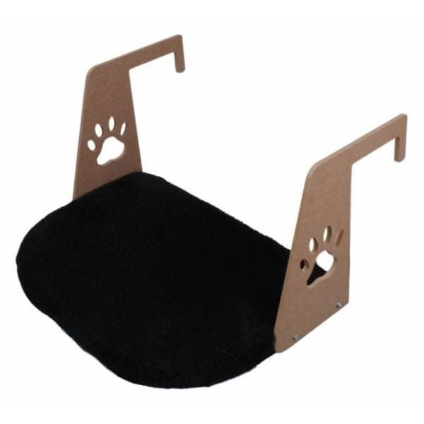 PAWS & WHISKERS Riana krevet za mačke crni 0