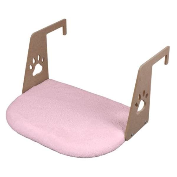 PAWS & WHISKERS Riana krevet za mačke roze 0