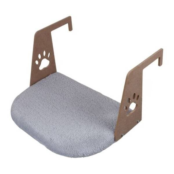 PAWS & WHISKERS Riana krevet za mačke sivi 0