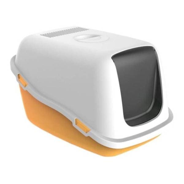 PETMAX Ella toalet za mačke 57x39x38cm beli 0