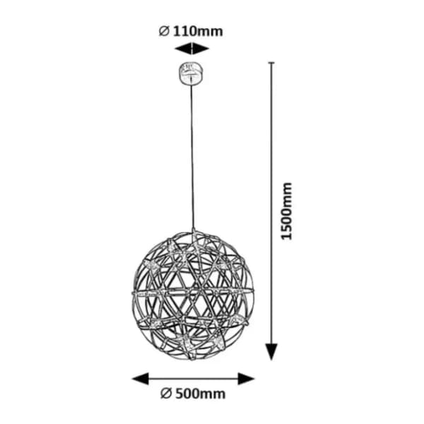 RABALUX LED visilica 12W Eudora 72220 2