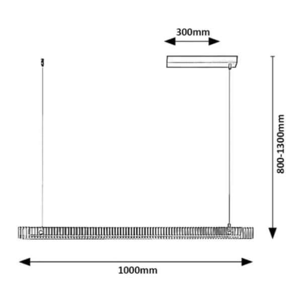 RABALUX LED visilica 36W Cital 72214 2