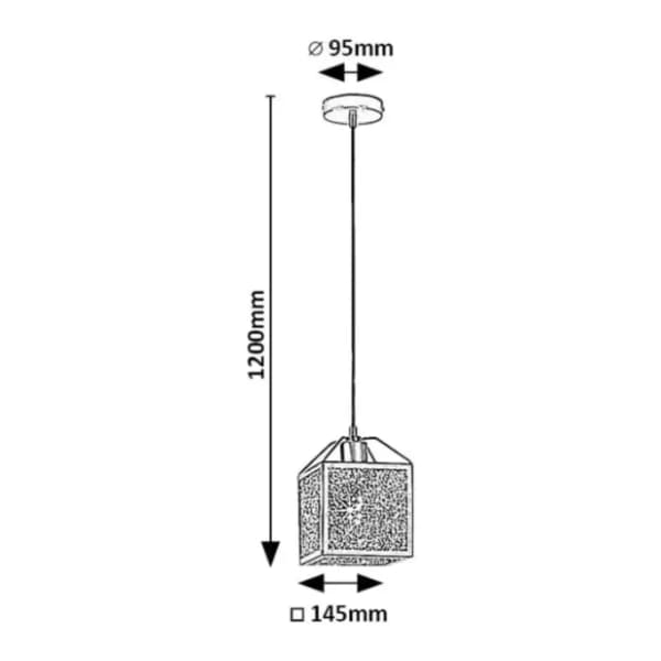 RABALUX visilica 40W E27 Samilo 72217 2