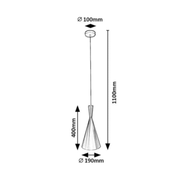 RABALUX visilica 40W E27 Trincola 5311 2
