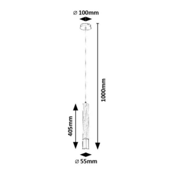 RABALUX visilica 50W GU10 Braulia 72131 2