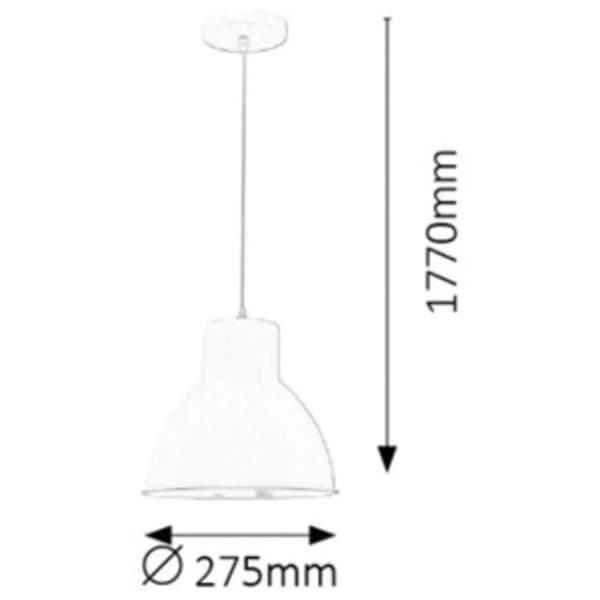 RABALUX visilica 60W E27 Derek 2579 2