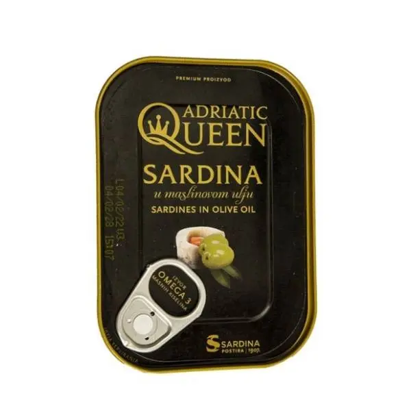 Sardina ADRIATIC QUEEN u maslinovom ulju 105g 0