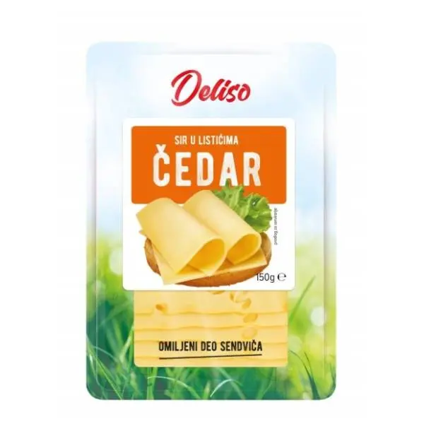Sir DELISO chedar listići 150g 0