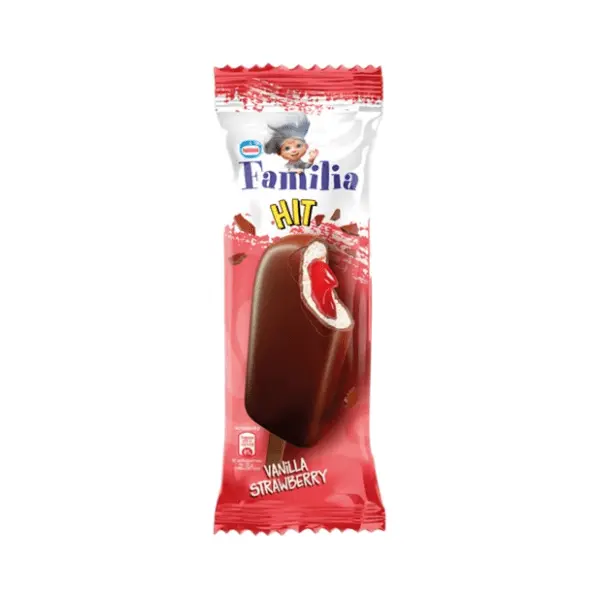Sladoled FAMILIA Hit jagoda i vanila 73ml 0