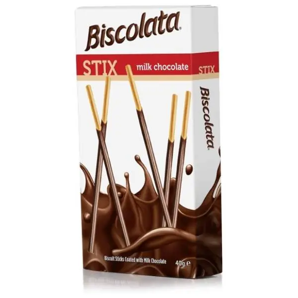 Štapići BISCOLATA stix milky 40g 0