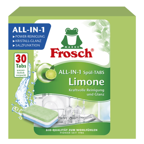 Tablete FROSCH green lemon 30kom 0