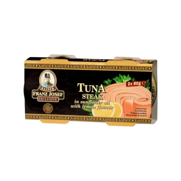 Tunjevina FRANZ JOSEF komadi sa limunom 2x80g 0