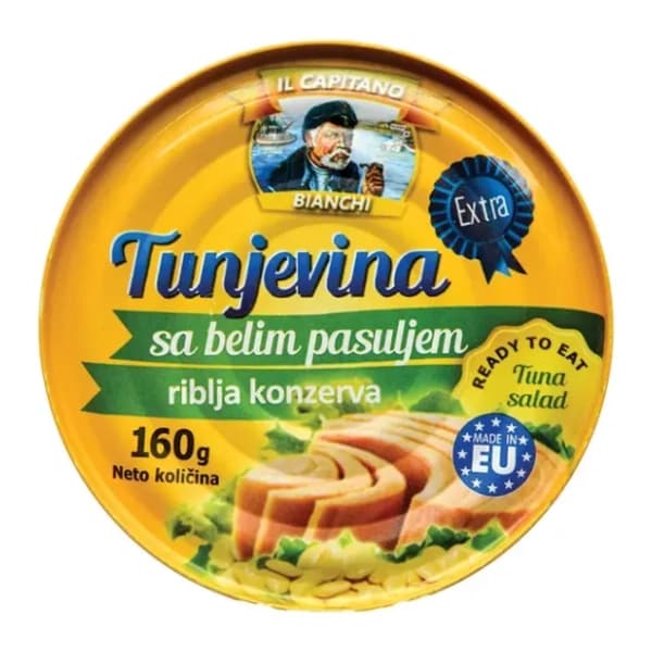 Tunjevina IL CAPITANO sa belim pasuljem 160g 0