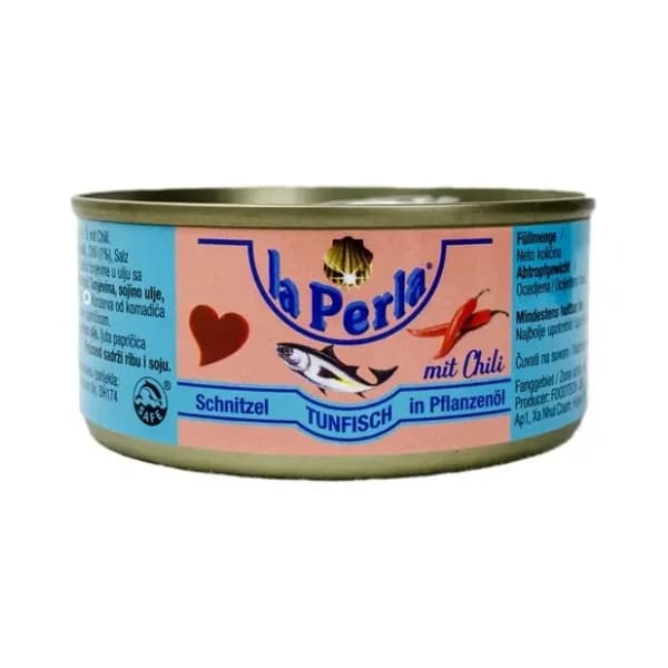 Tunjevina LA PERLA komadići sa čili paprikom 160g 0