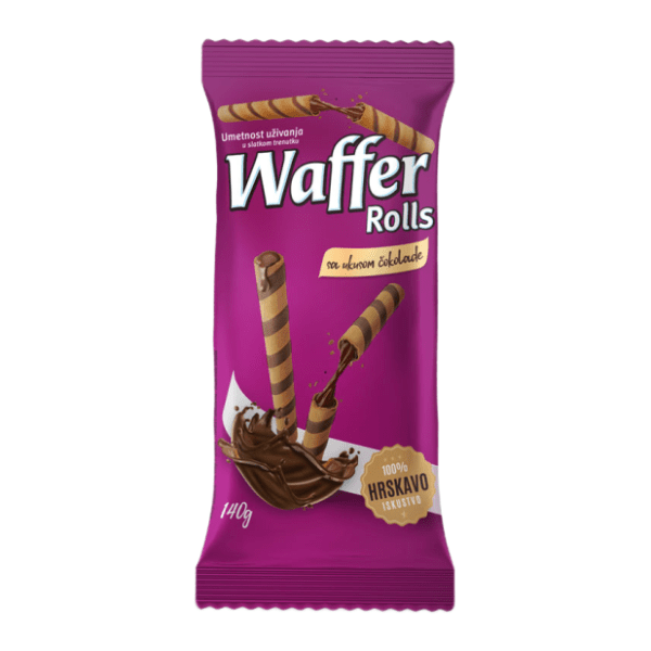 Vafl roleri MORAVKA čokolada 140g 0