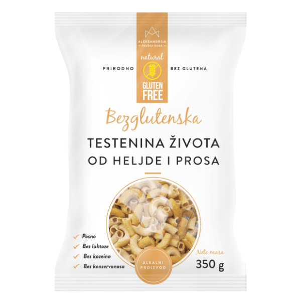 ALEKSANDRIJA bezglutenska testenina od heljde i prosa 350g 0