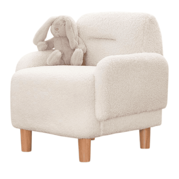 ATELIER DEL SOFA dečija fotelja Cobie teddy bela 0