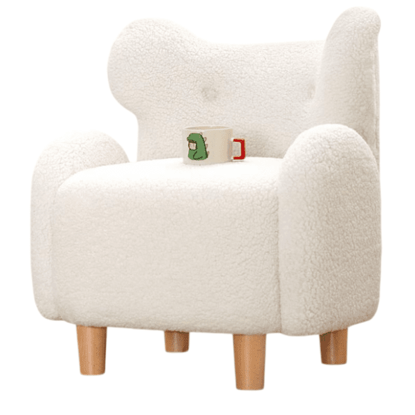 ATELIER DEL SOFA dečija fotelja Juano teddy bela 0