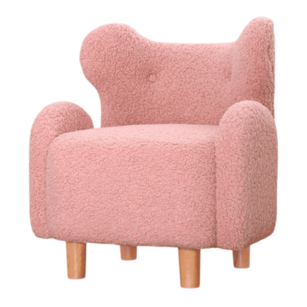 ATELIER DEL SOFA dečija fotelja Juano teddy roze 0