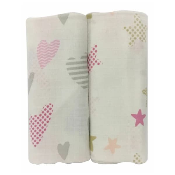 BABY TEXTIL tetra pelena 2u1 Zvezde 3100465 0