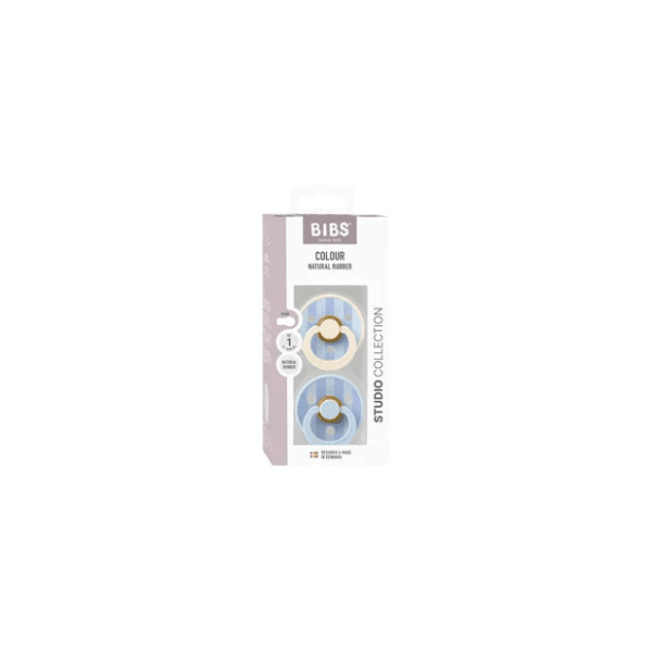 BIBS cucla Studio baby blue dusty blue (0-6m) 2kom 0