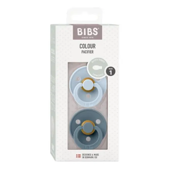 BIBS duda Baby blue & petrol 2kom 0