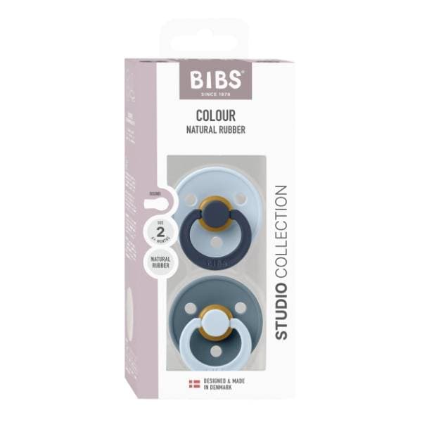 BIBS duda Studio fusion baby blue petrol (6-18m) 2kom 0