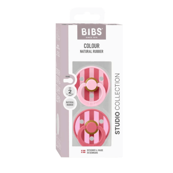 BIBS laža Studio baby pink coral (0-6m) 2kom 0