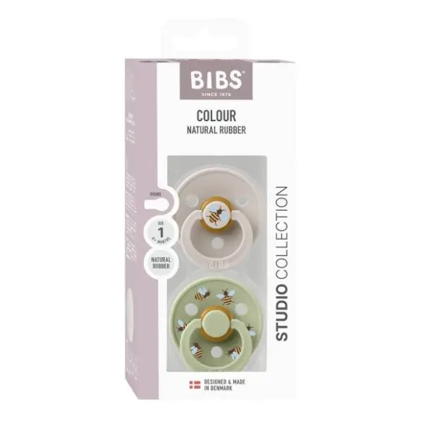 BIBS laža Studio bumblebee mushroom (0-6m) 2kom 0