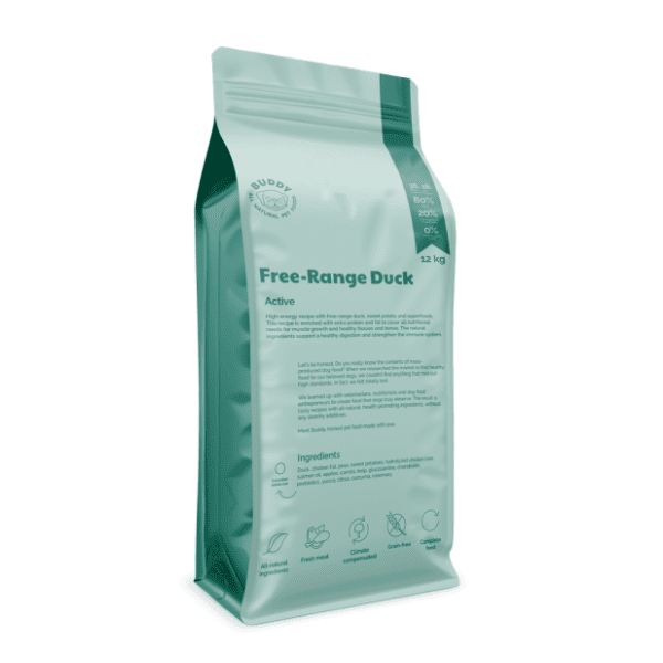 BUDDY Free range hrana za pse pačetina 12kg 0