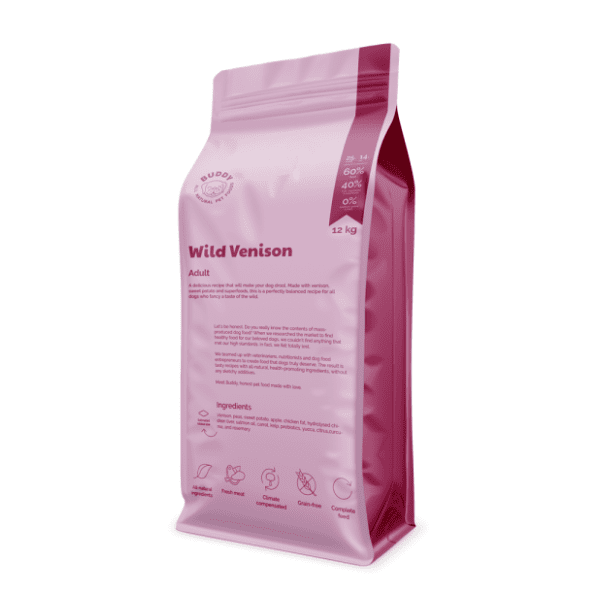 BUDDY Wild venison hrana za pse 12kg 0