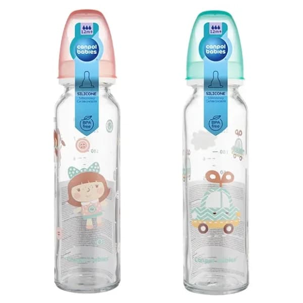 CANPOL BABIES Print flašica 240ml 0