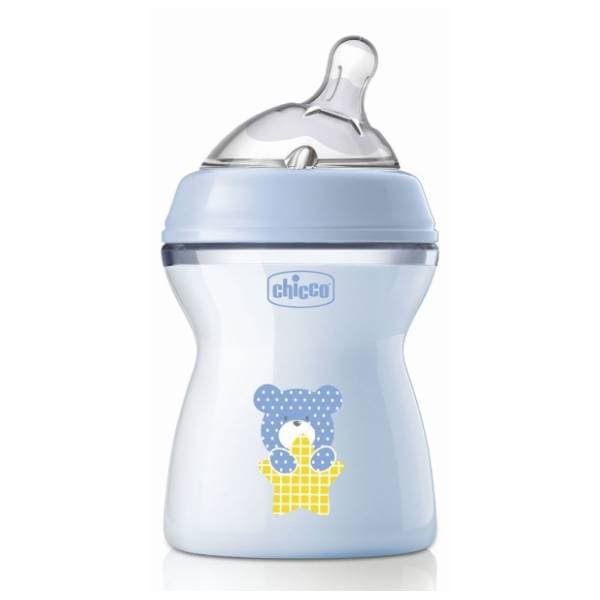 CHICCO flašica NaturalFeeling 250ml plava 0