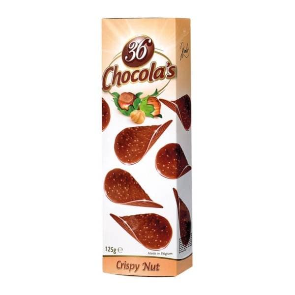 Čips HAMLET belgijska čokolada lešnik 125g 0