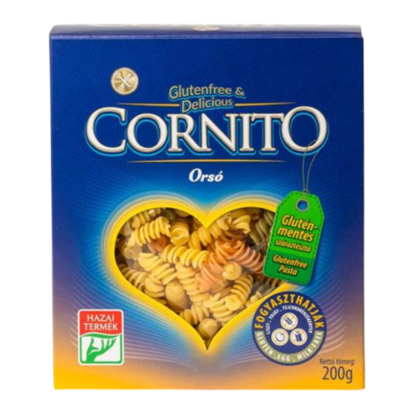 CORNITO testenina trobojne spirale bez glutena 200g 0