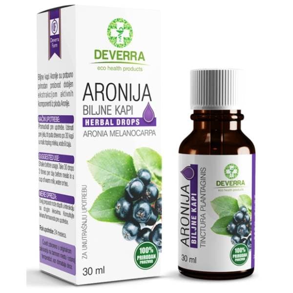 DEVERRA biljne kapi aronija 30ml 0