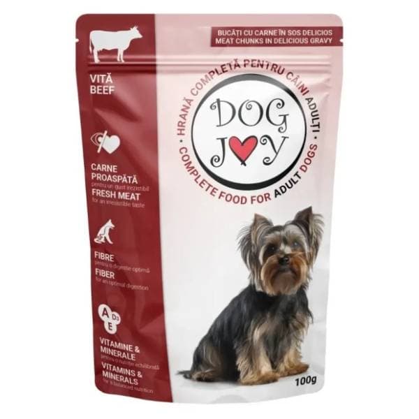 DOG JOY hrana za pse govedina 100g 0