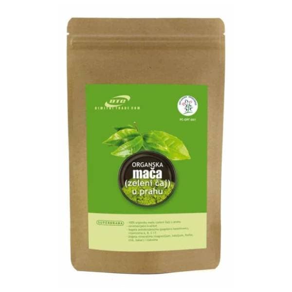 DTC organska mača zeleni čaj u prahu 100g 0