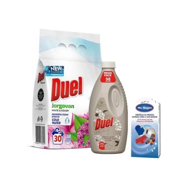 DUEL Jorgovan deterdžent + Like a diamond omekšivač + mrežica 0