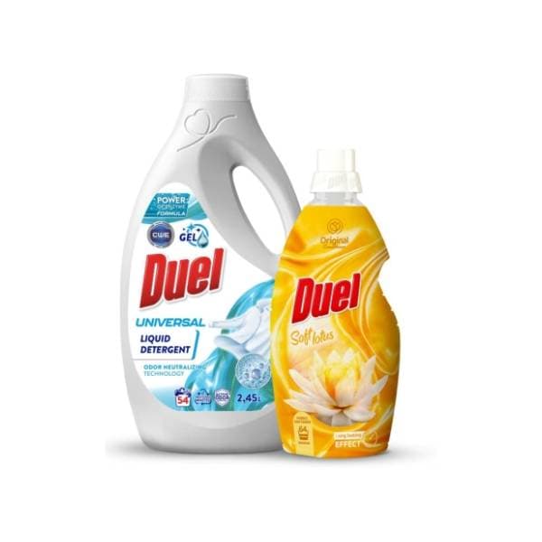 DUEL Universal tečni deterdžent + Soft Lotus omekšivač 0